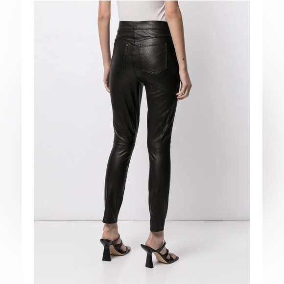 Spanx Faux Leather High Rise Skinny Pants - Picture 4 of 16